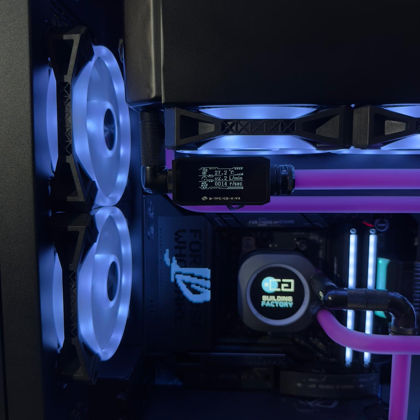 High-End Gaming PC Custom Wasserkühlung Corsair XC7  LCD