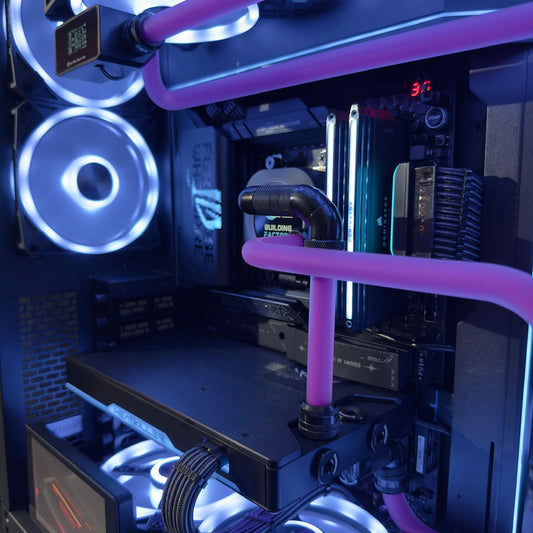 High-End Gaming PC Custom Wasserkühlung GPU Kühlblock