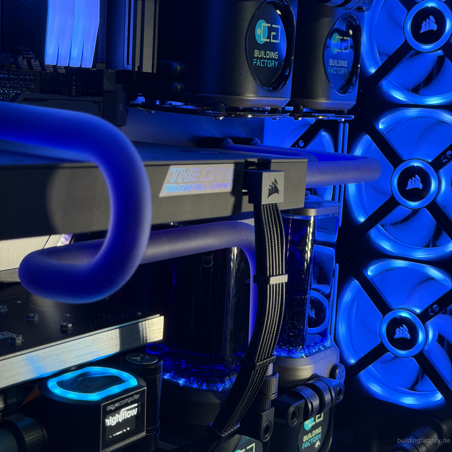 CORSAIR 9000D Custom Build / Dual Loop / Mo-Ra Anschlüsse / Direct die