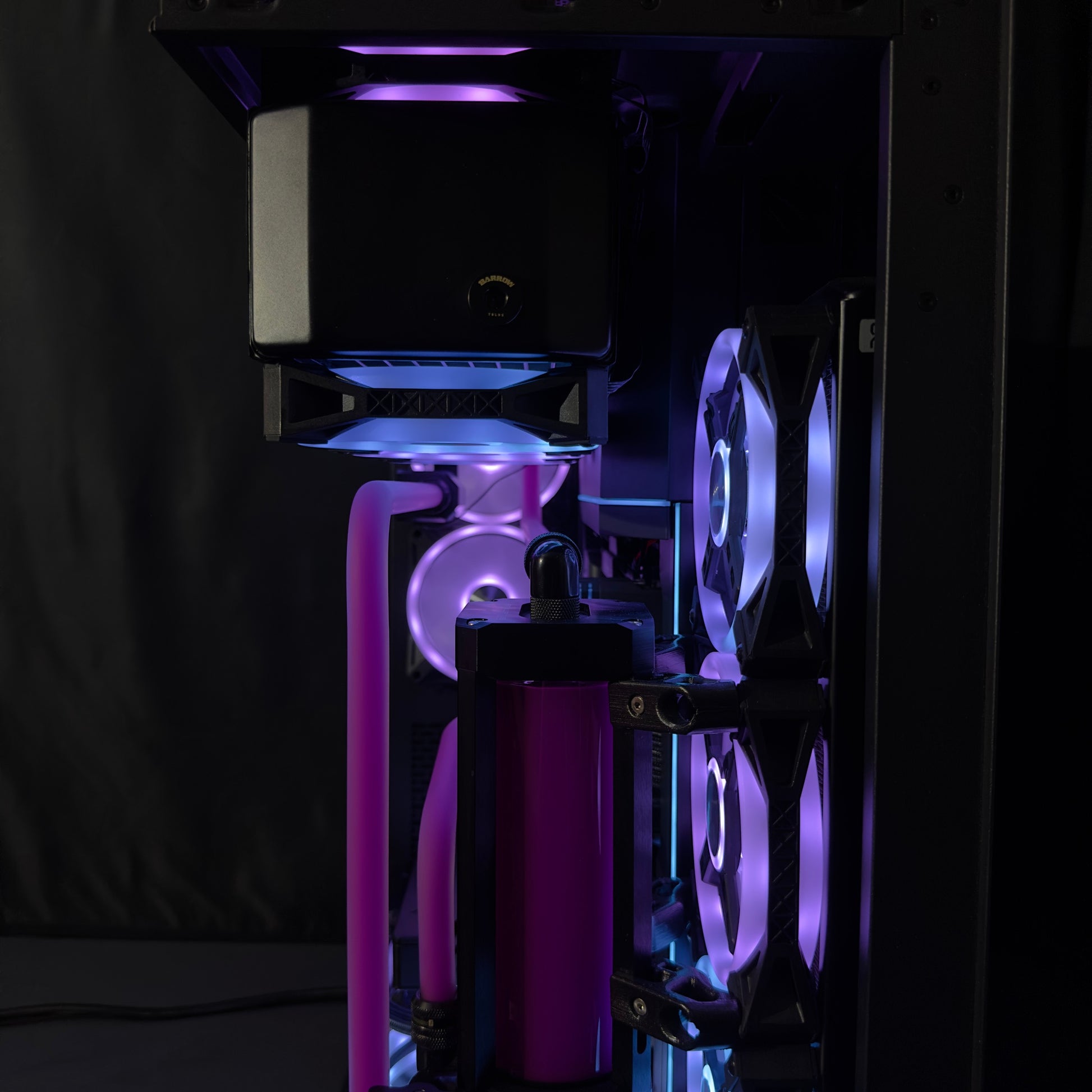 High-End Gaming PC Custom Wasserkühlung Fittinge