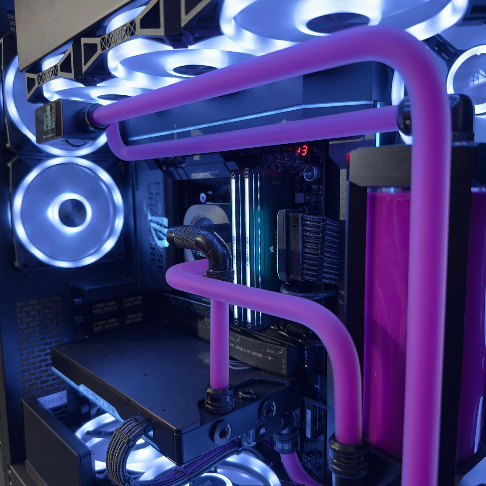 High-End Gaming PC Custom Wasserkühlung DDR5 RAMM