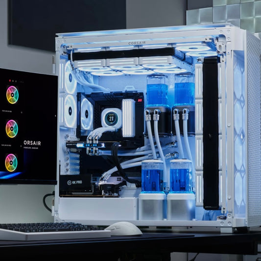 CORSAIR 9000D Custom Build / Dual System / Mo-Ra Anschlüsse / Direct die