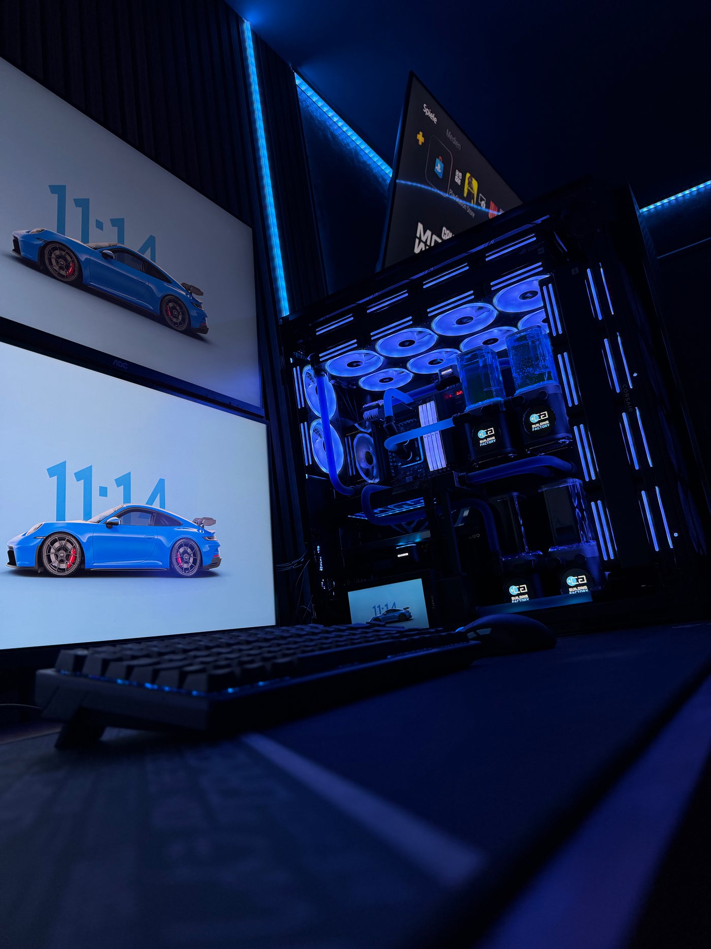 Extreme Custom Build mit aufwendiger Custom-Wasserkühlung
